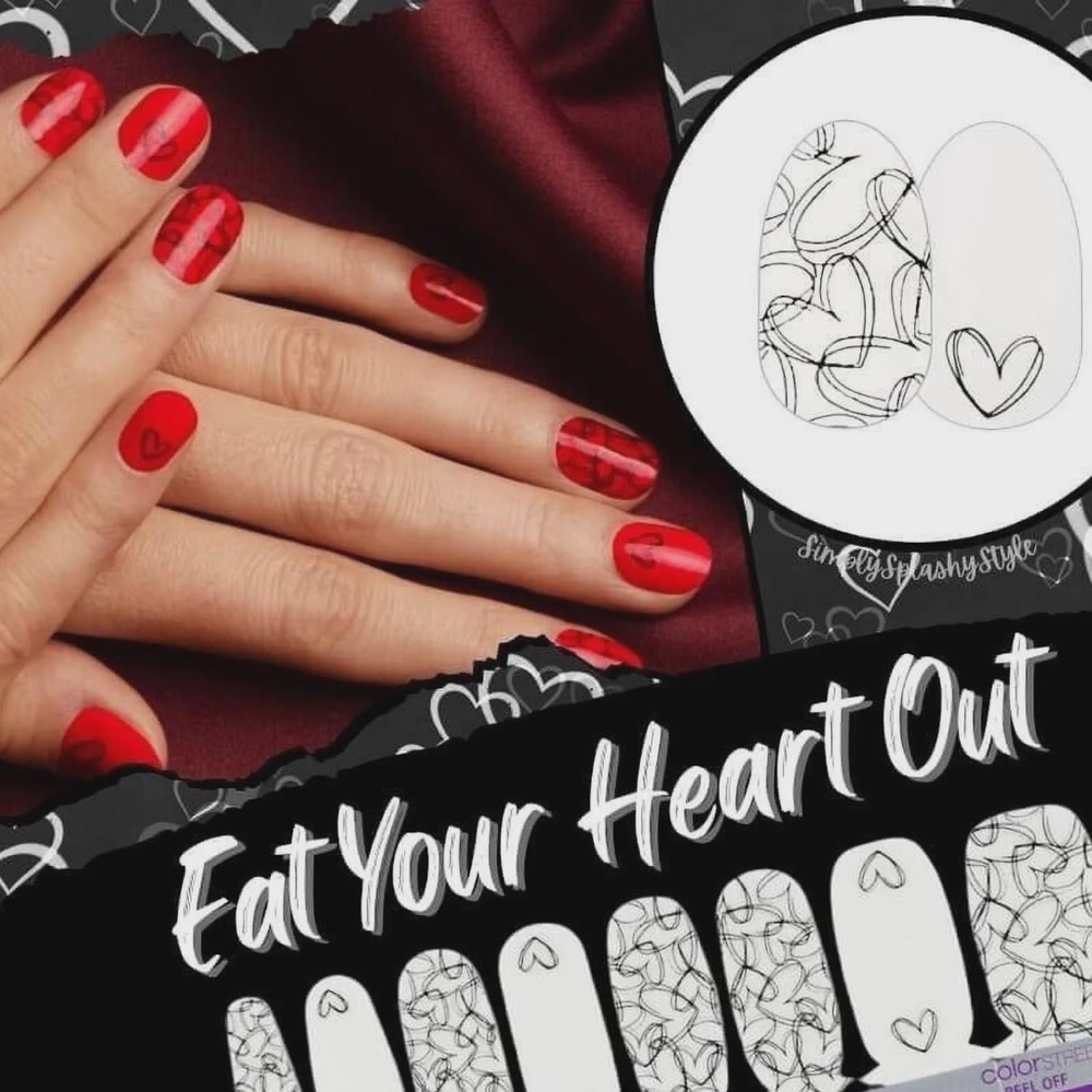 Color Street Nail Polish Strips: Eat Your Heart Out